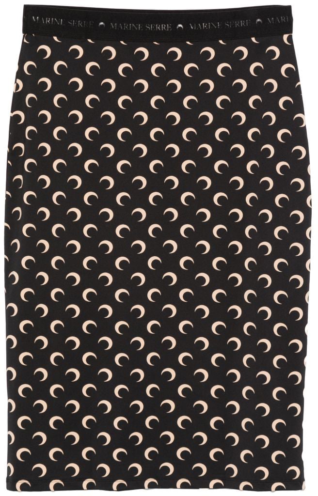 Marine Serre Skirts Black Zwart