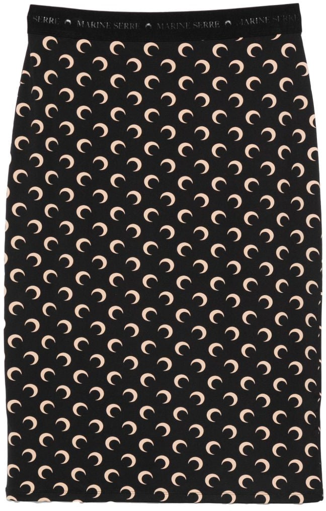 Marine Serre Skirts Black Zwart