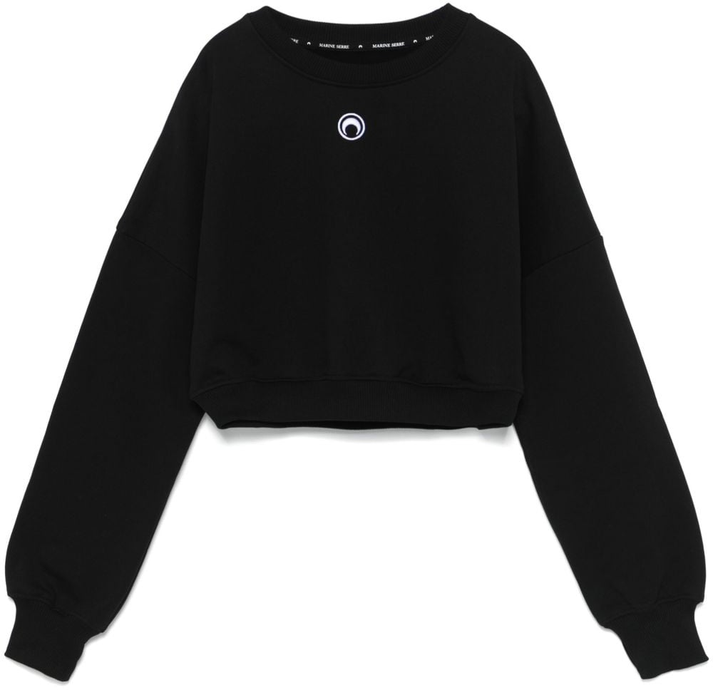 Marine Serre Sweaters Black Zwart