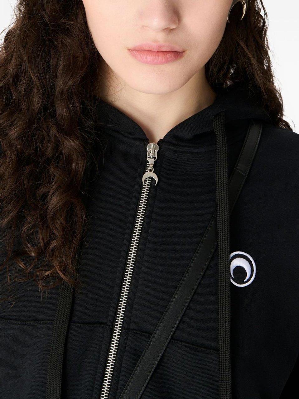 Marine Serre Sweaters Black Zwart