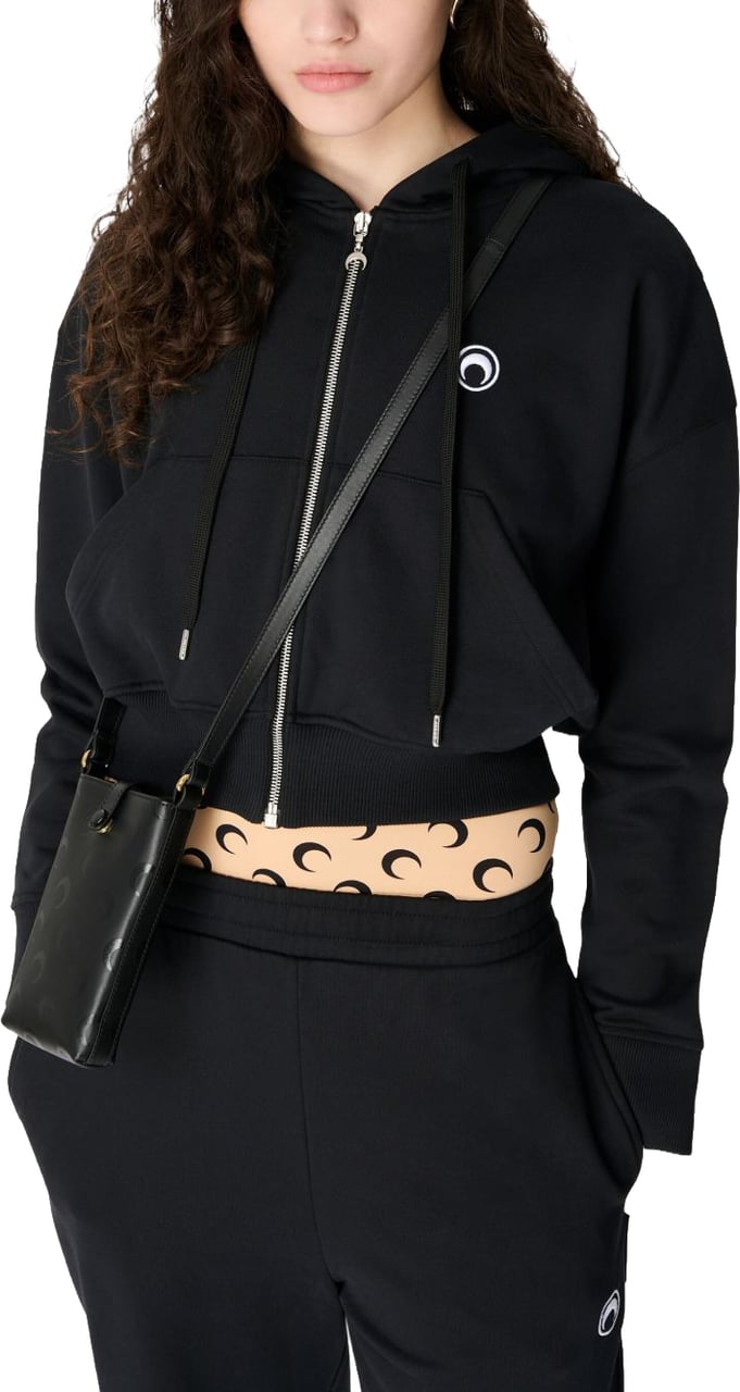 Marine Serre Sweaters Black Zwart