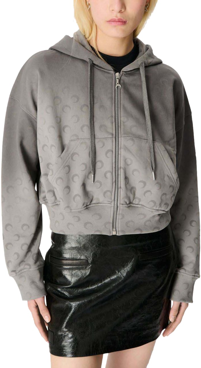 Marine Serre Sweaters Grey Grijs