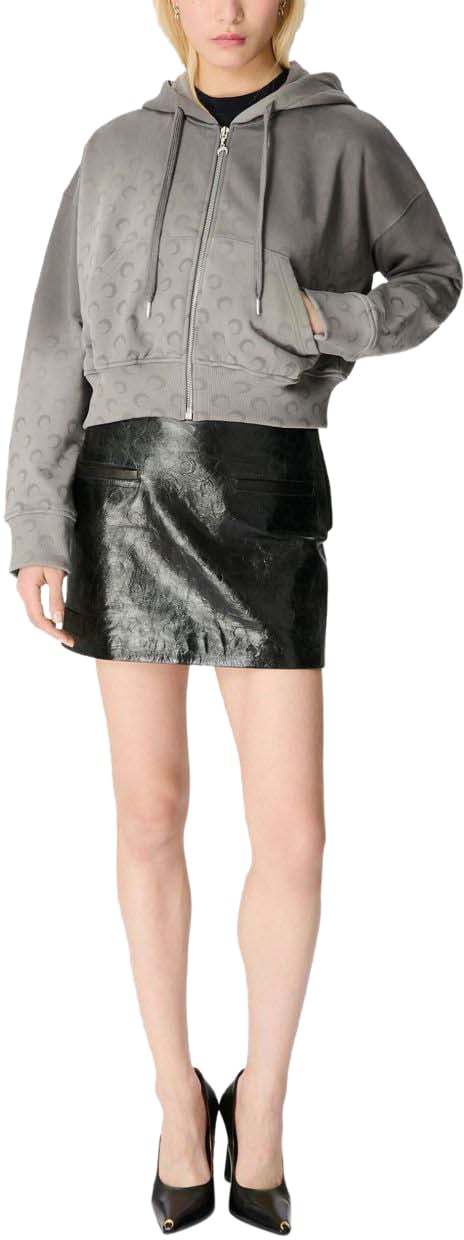 Marine Serre Sweaters Grey Grijs