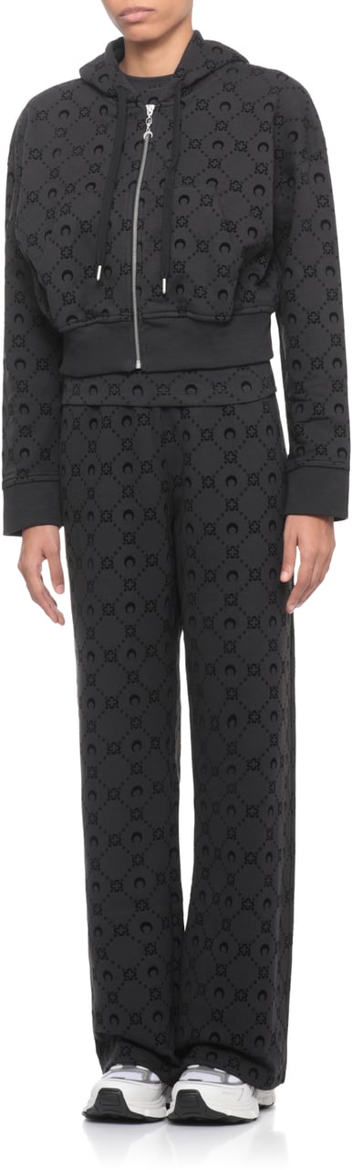 Marine Serre Sweaters Black Zwart