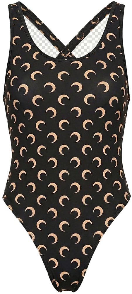 Marine Serre Sea Clothing Black Zwart