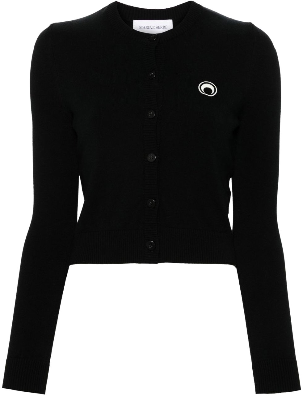 Marine Serre Sweaters Black Zwart