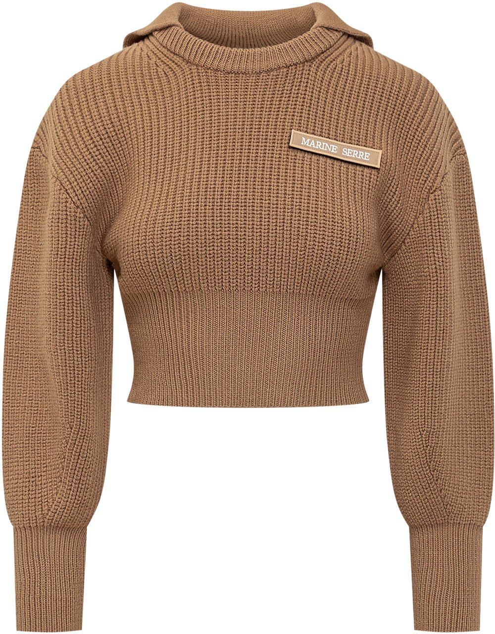 Marine Serre Maglia con Logo Bruin