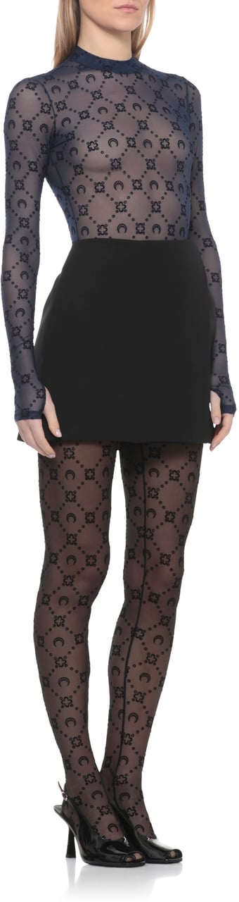 Marine Serre Sweaters Blue Blauw