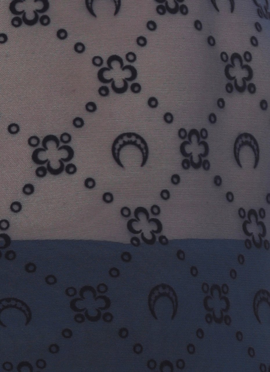 Marine Serre Sweaters Blue Blauw