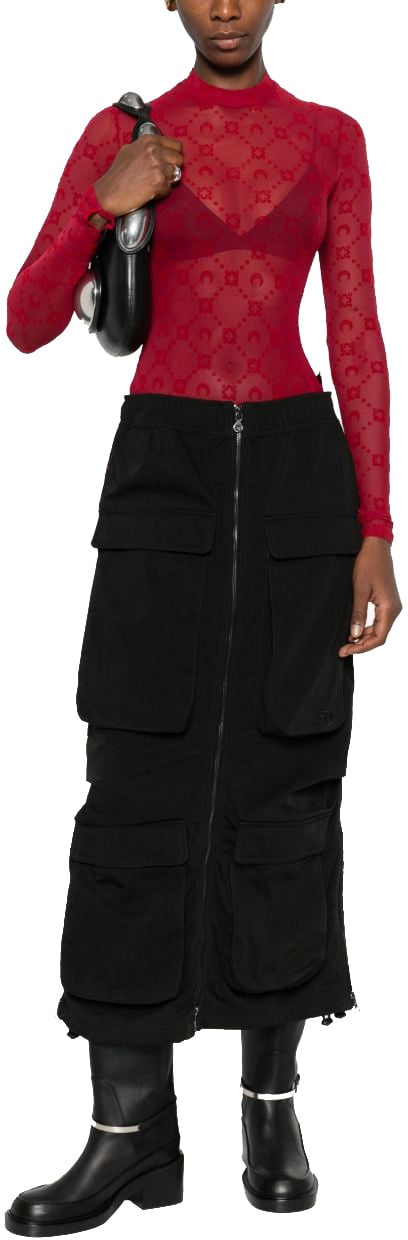 Marine Serre Top Red Rood