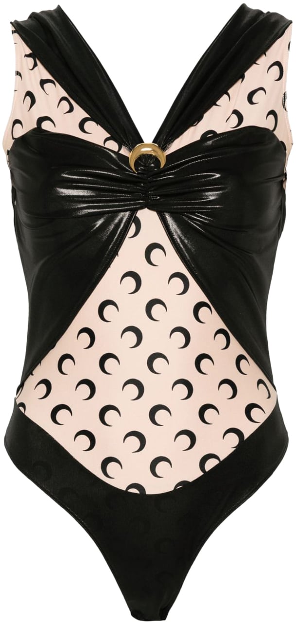 Marine Serre Top Black Zwart