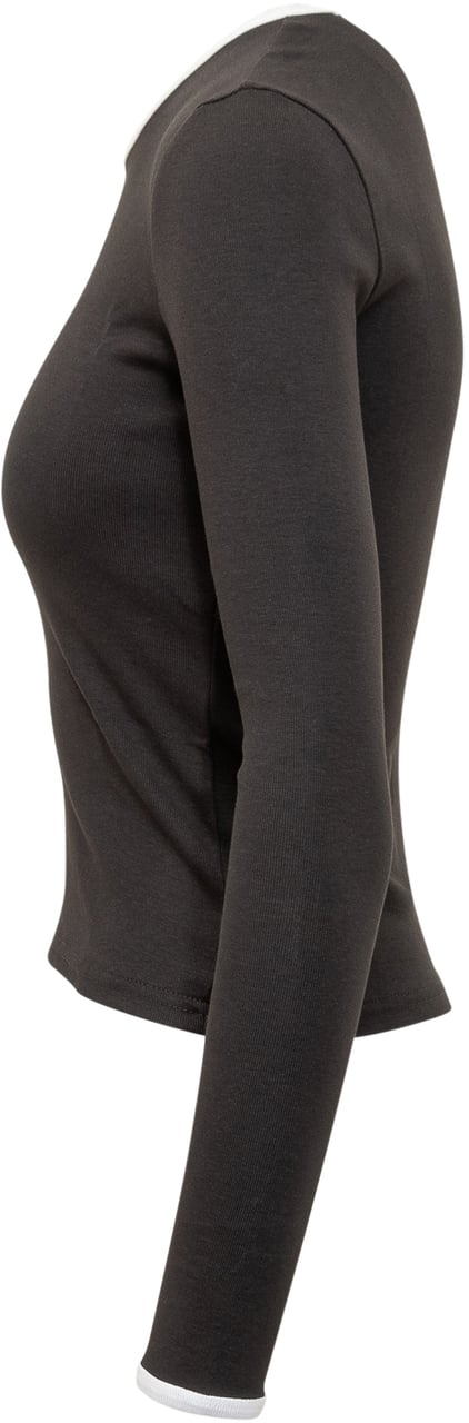 Marine Serre Top Marine Serre Cotone Bicolor Zwart