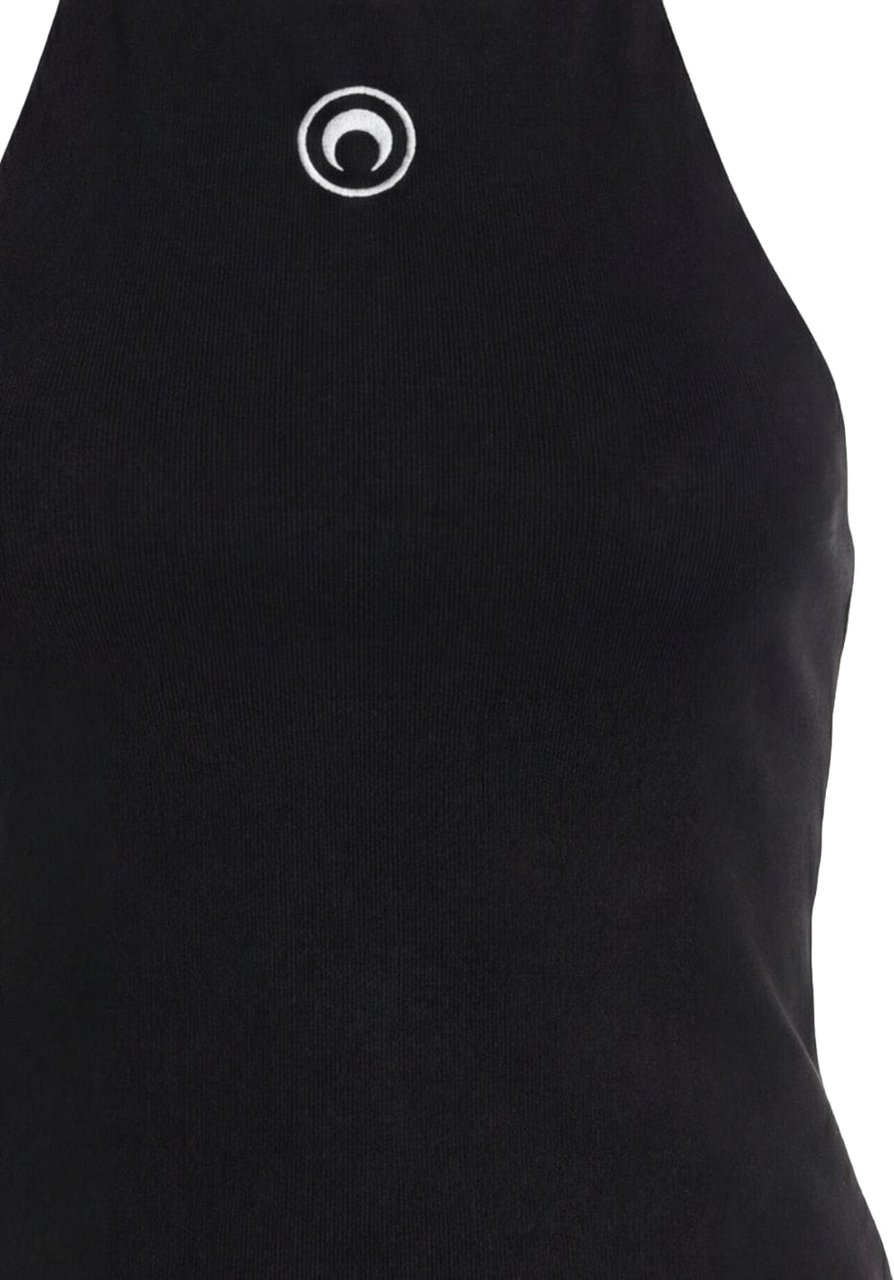 Marine Serre Top Nero Zwart