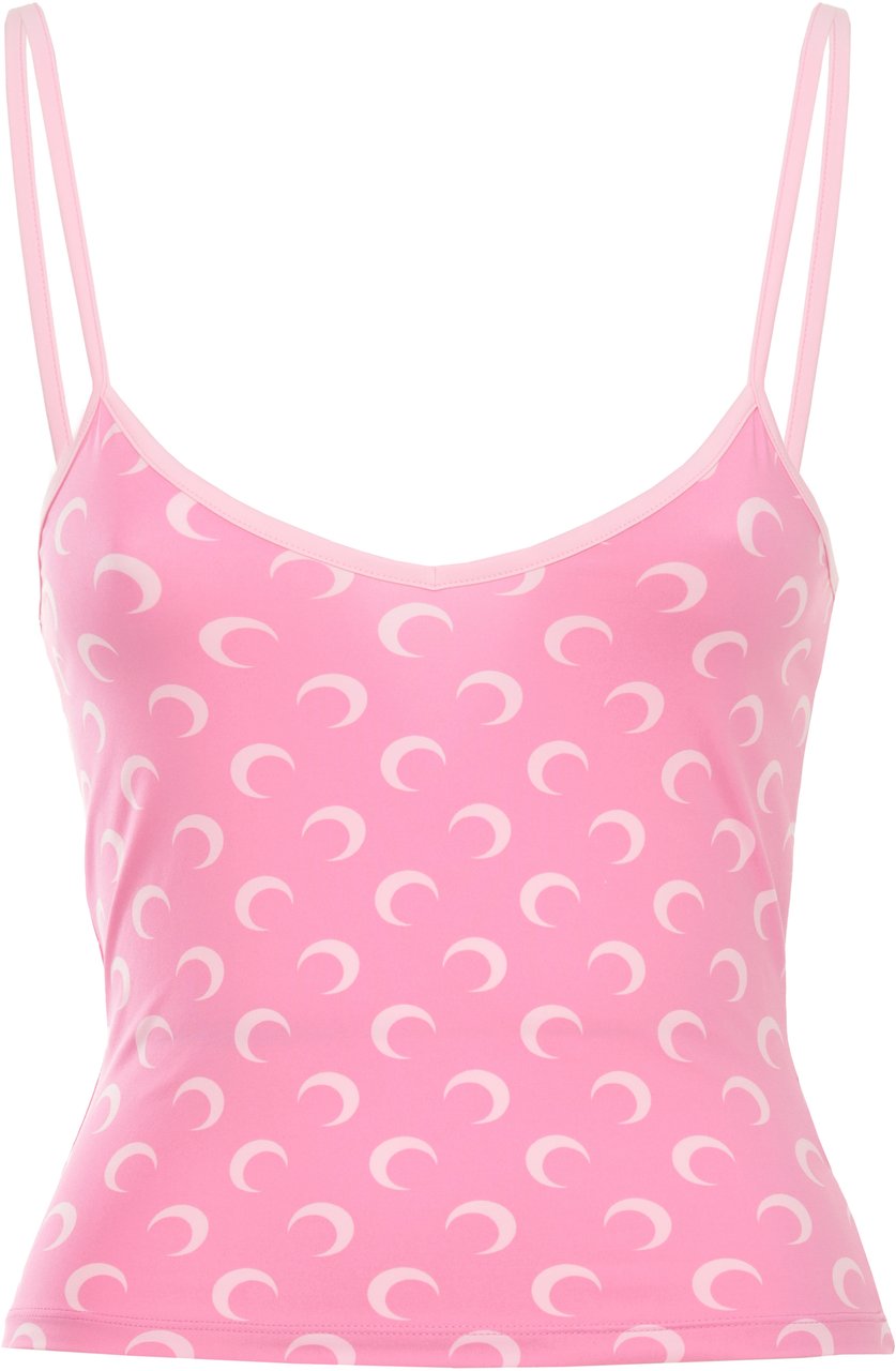 Marine Serre Top Pink Roze