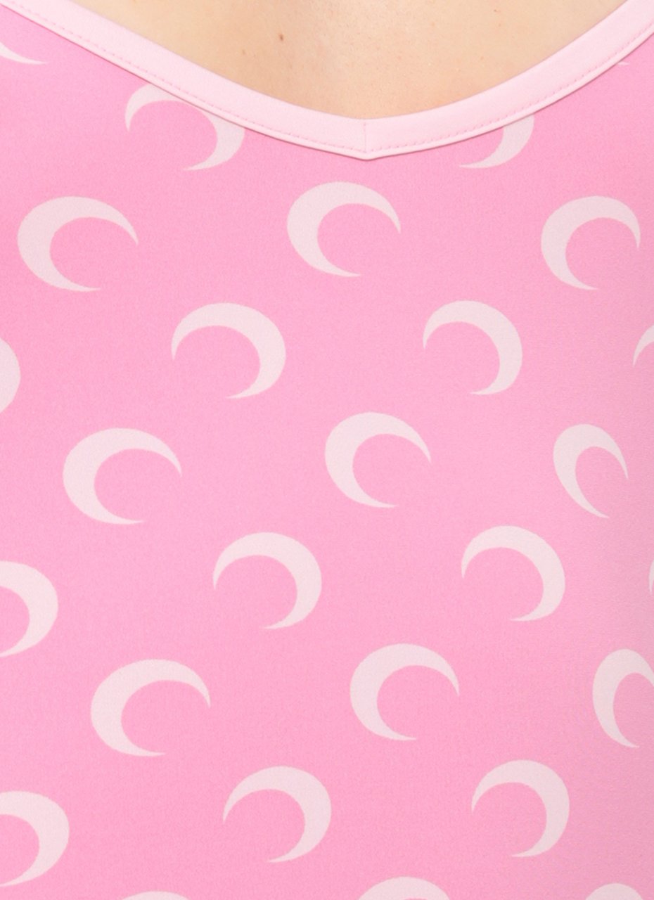 Marine Serre Top Pink Roze