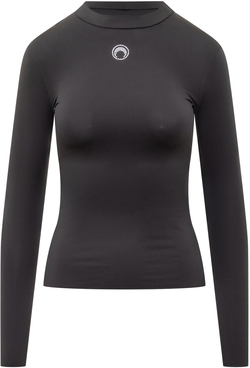 Marine Serre Top Marine Serre Logo Zwart