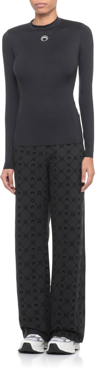 Marine Serre Sweaters Black Zwart