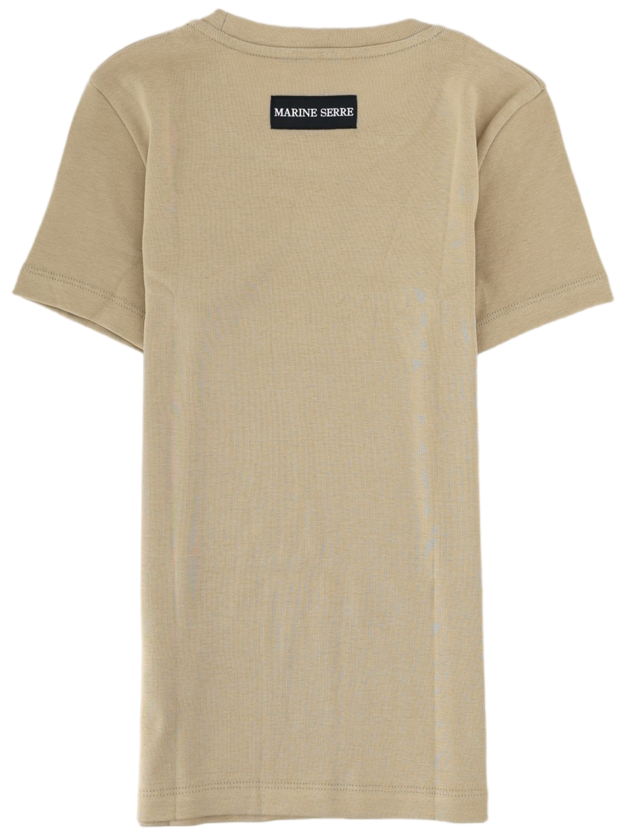 Marine Serre Moon Baby Fit Crescent T-Shirt Neutraal