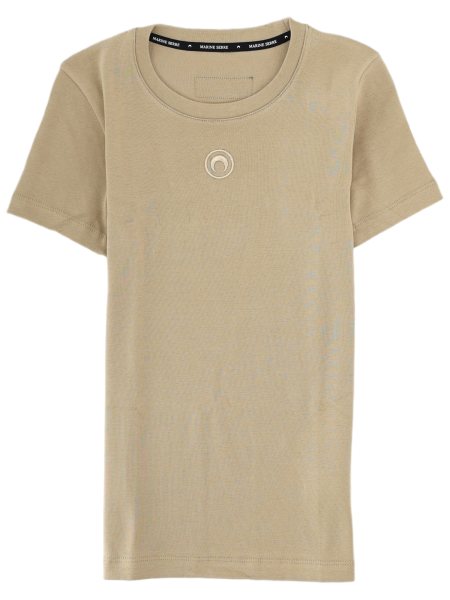Marine Serre Moon Baby Fit Crescent T-Shirt Neutraal