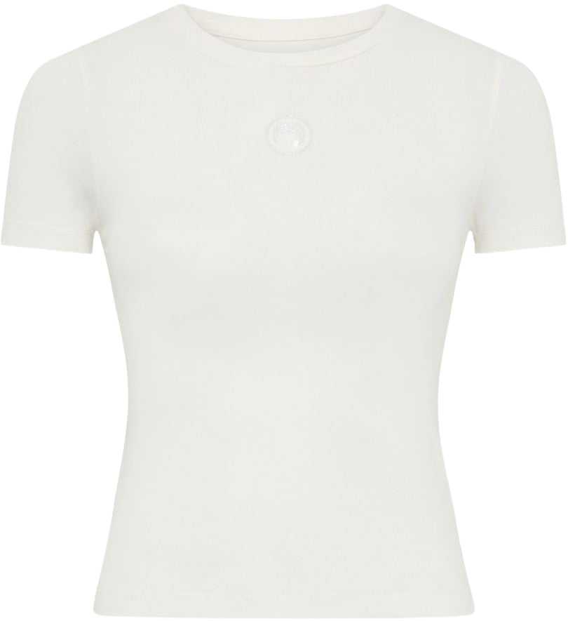 Marine Serre T-Shirts And Polos White Wit