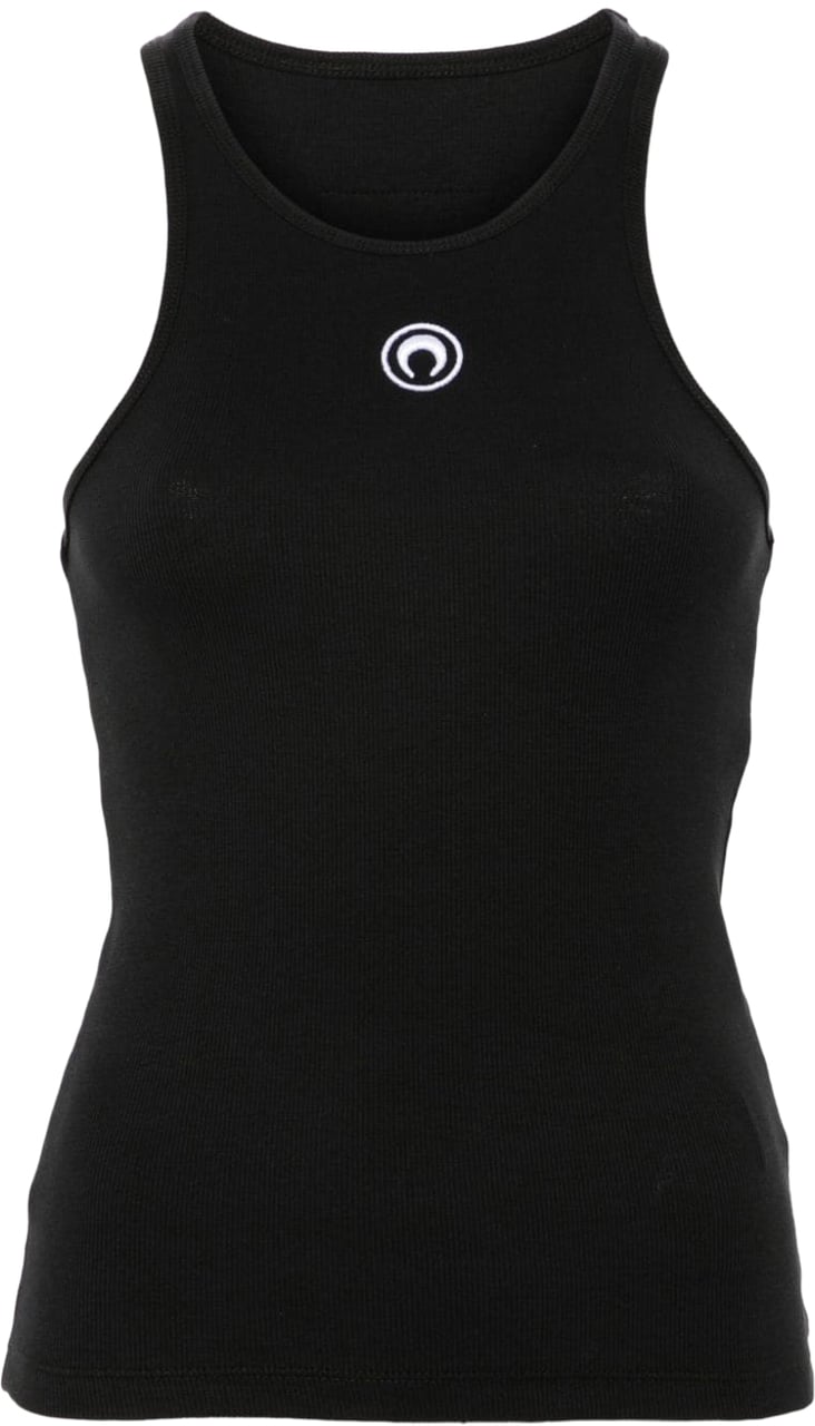 Marine Serre Top Black Zwart
