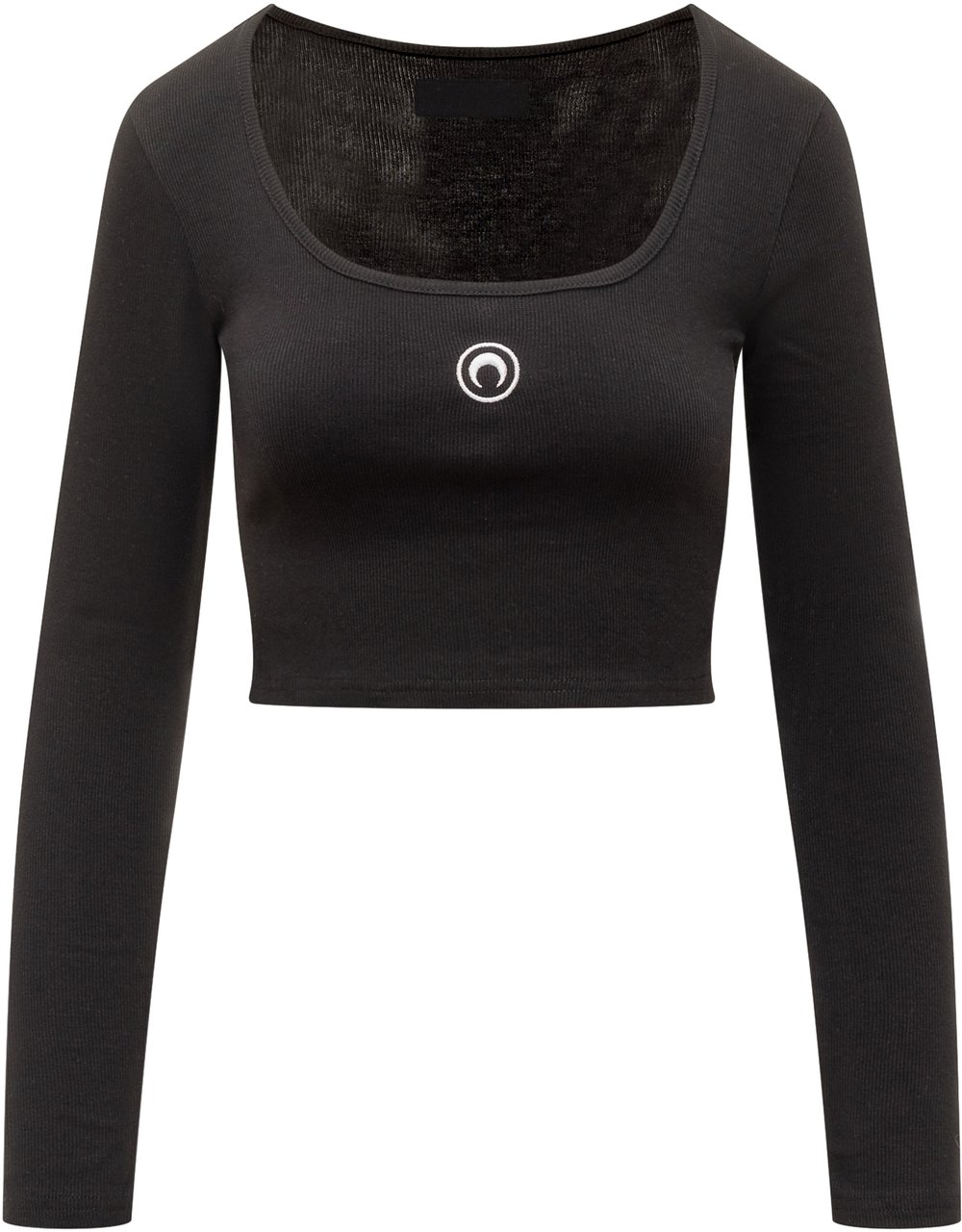 Marine Serre Marine Serre Black cotton top Zwart