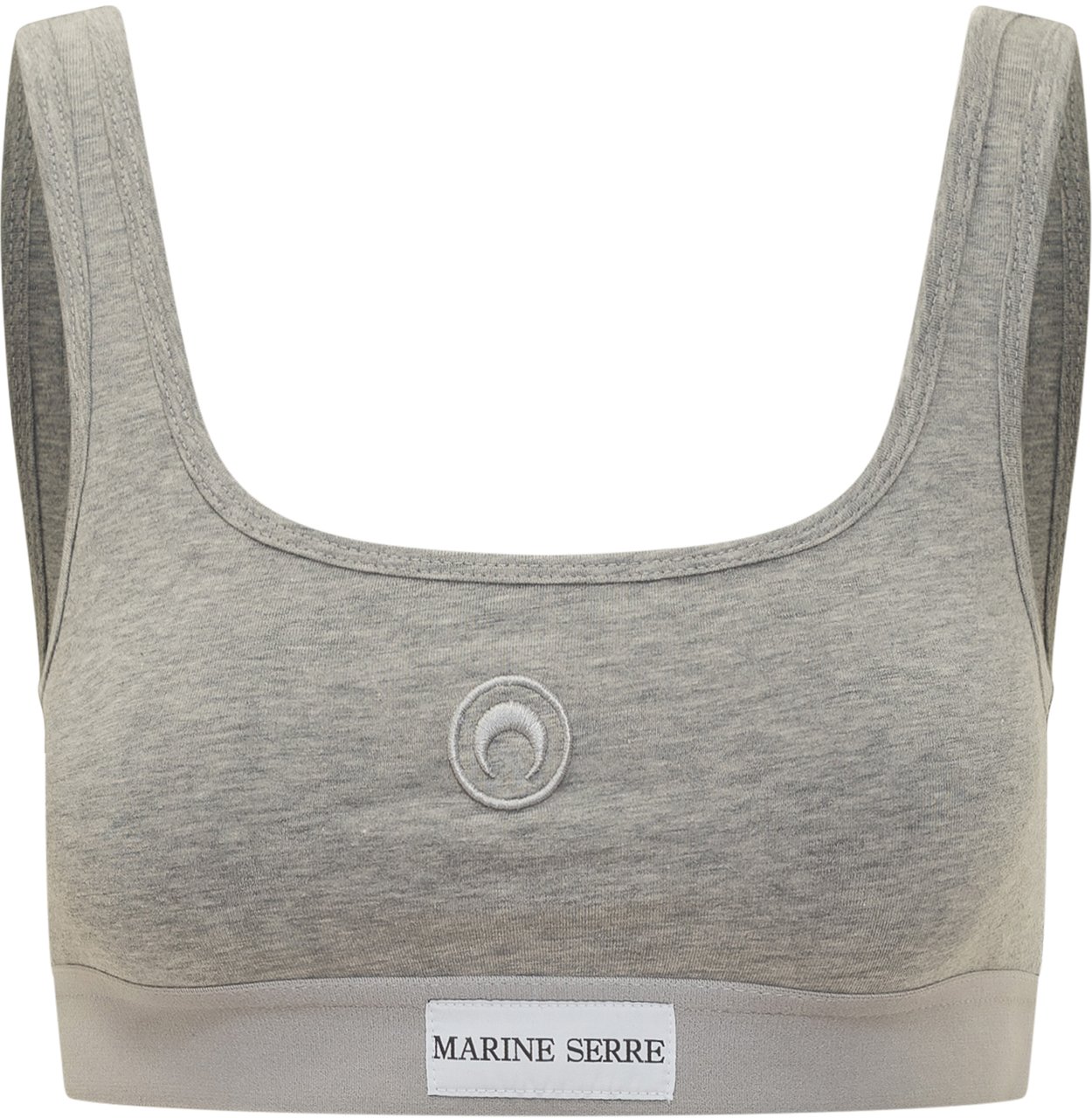 Marine Serre Marine Serre Reggiseno Sportivo con Logo Grijs