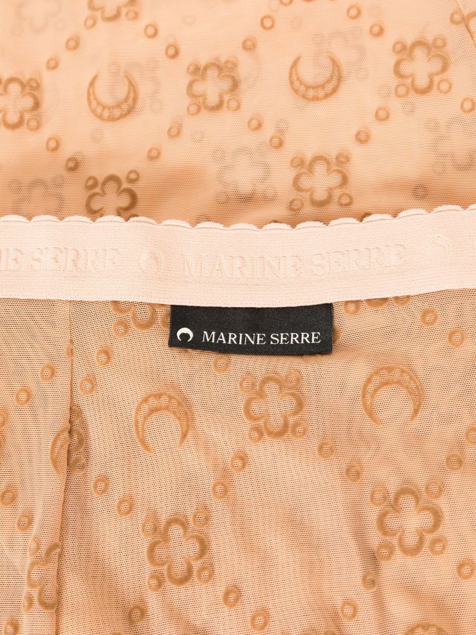 Marine Serre Underwear Camel Beige