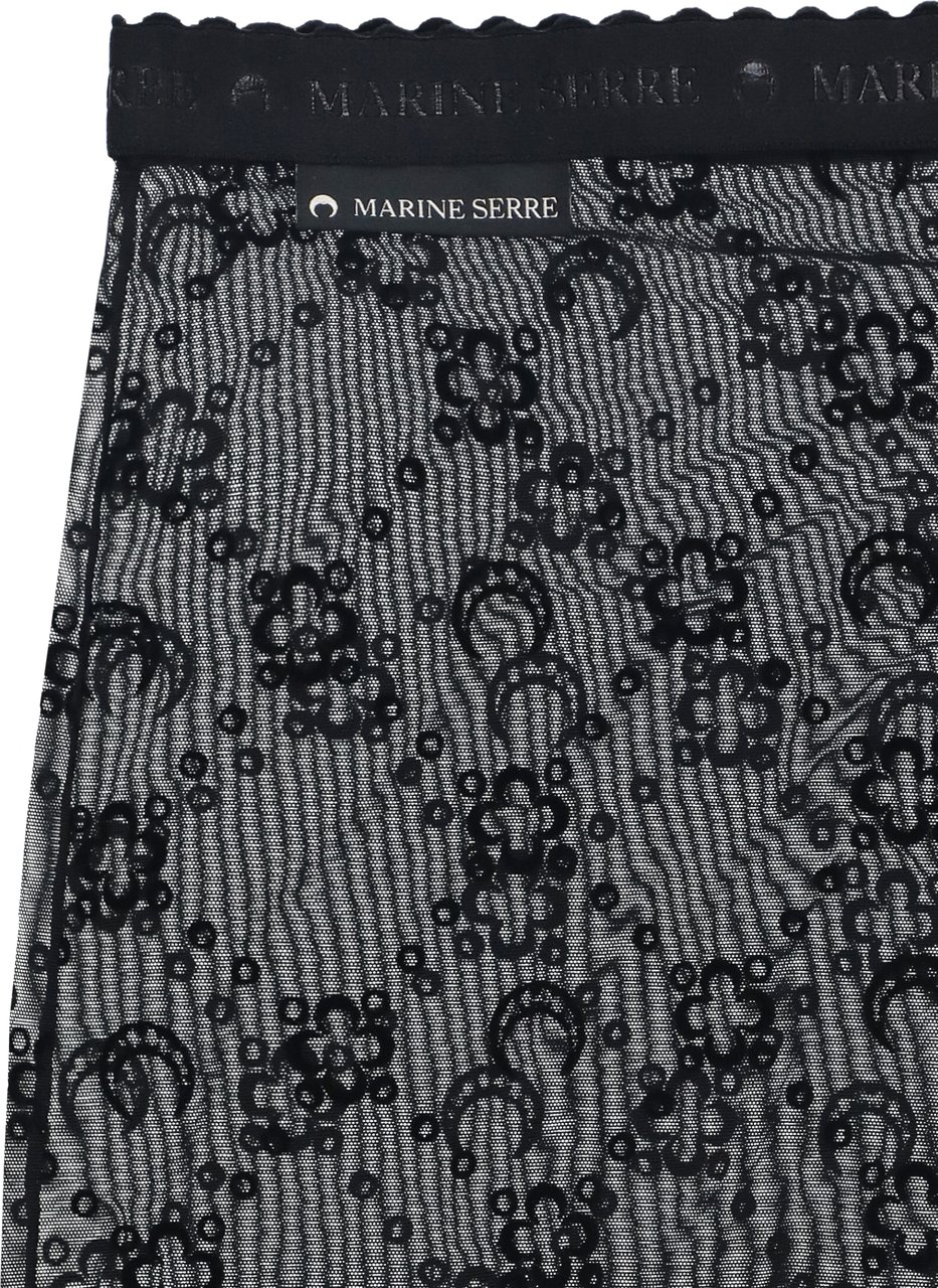 Marine Serre Underwear Black Zwart