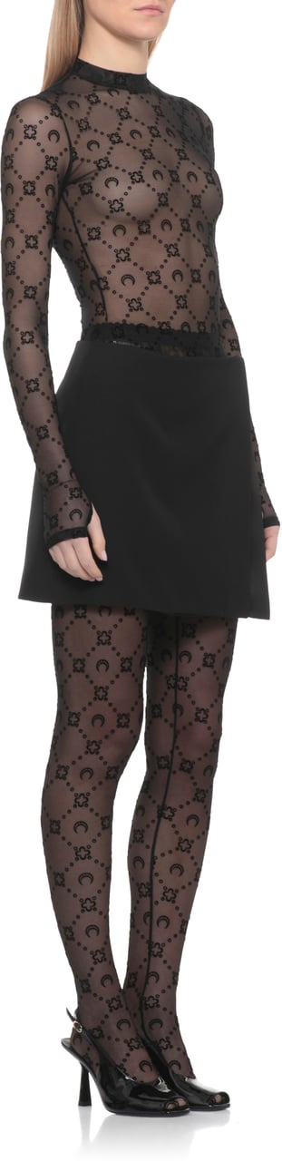 Marine Serre Underwear Black Zwart