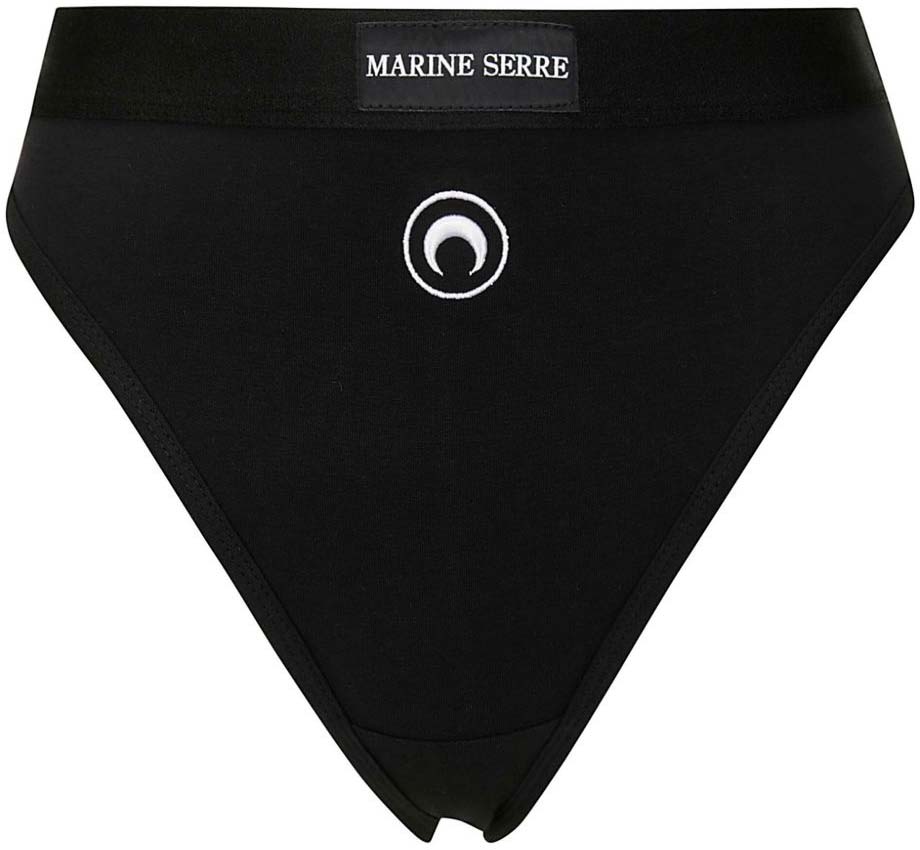 Marine Serre Underwear Black Zwart