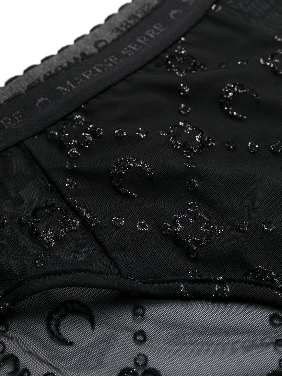 Marine Serre Underwear Black Zwart
