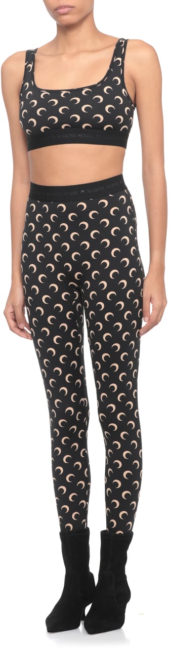 Marine Serre Top Black Zwart