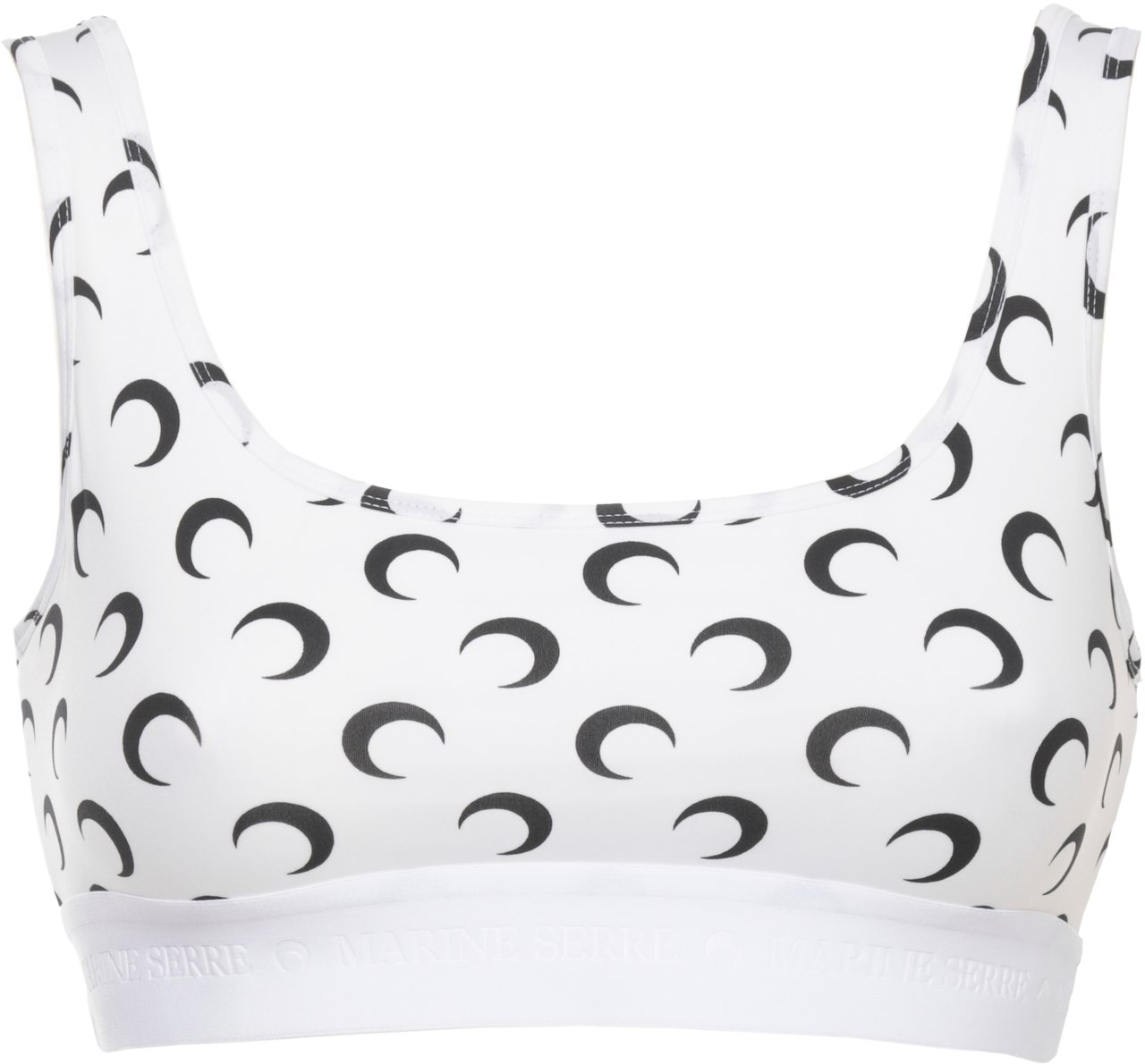 Marine Serre Top White Wit