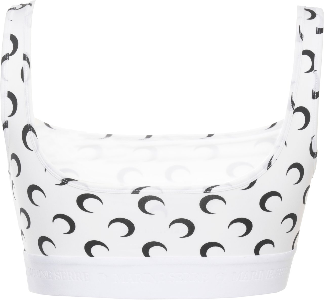 Marine Serre Top White Wit