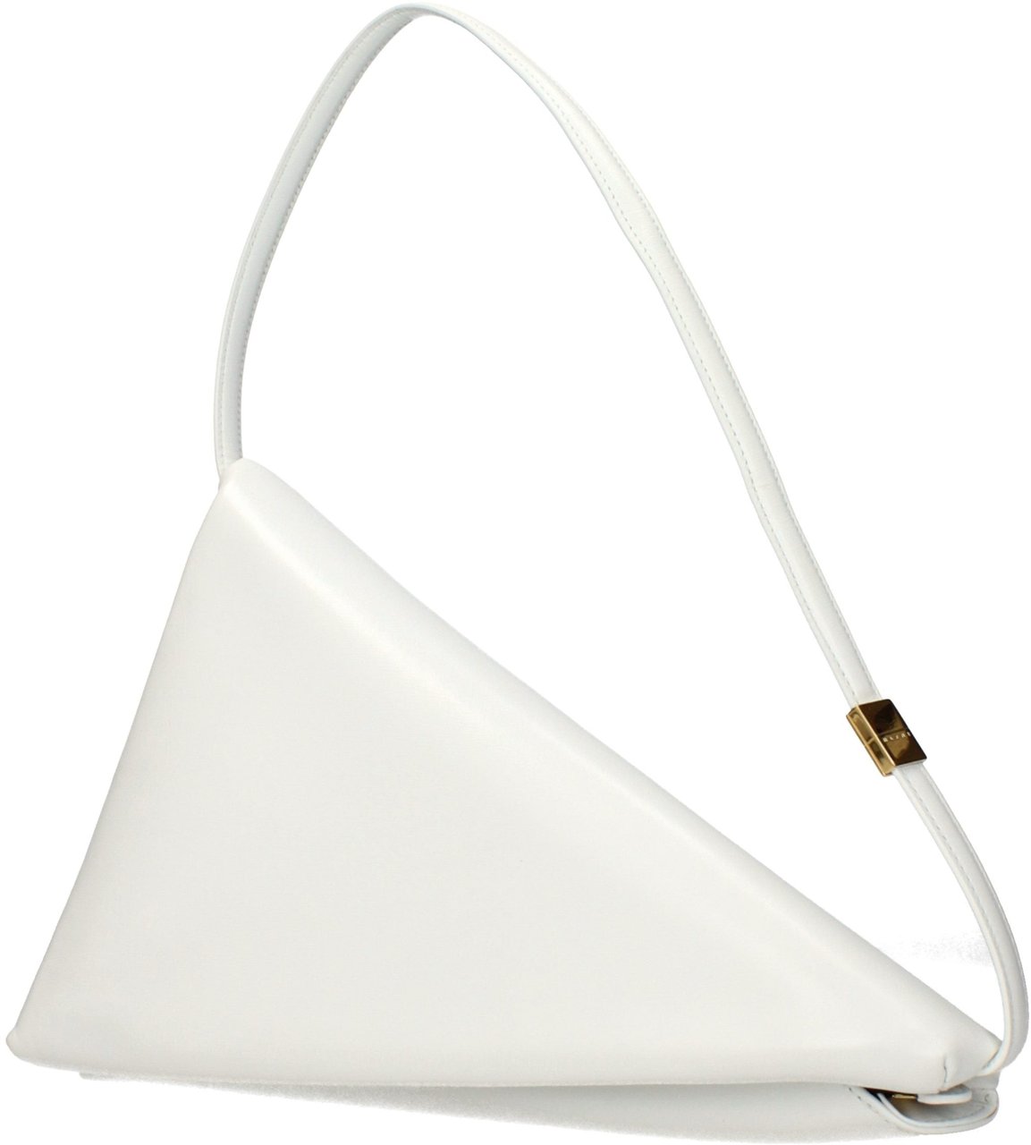Marni White Leather Shoulder Bag Wit
