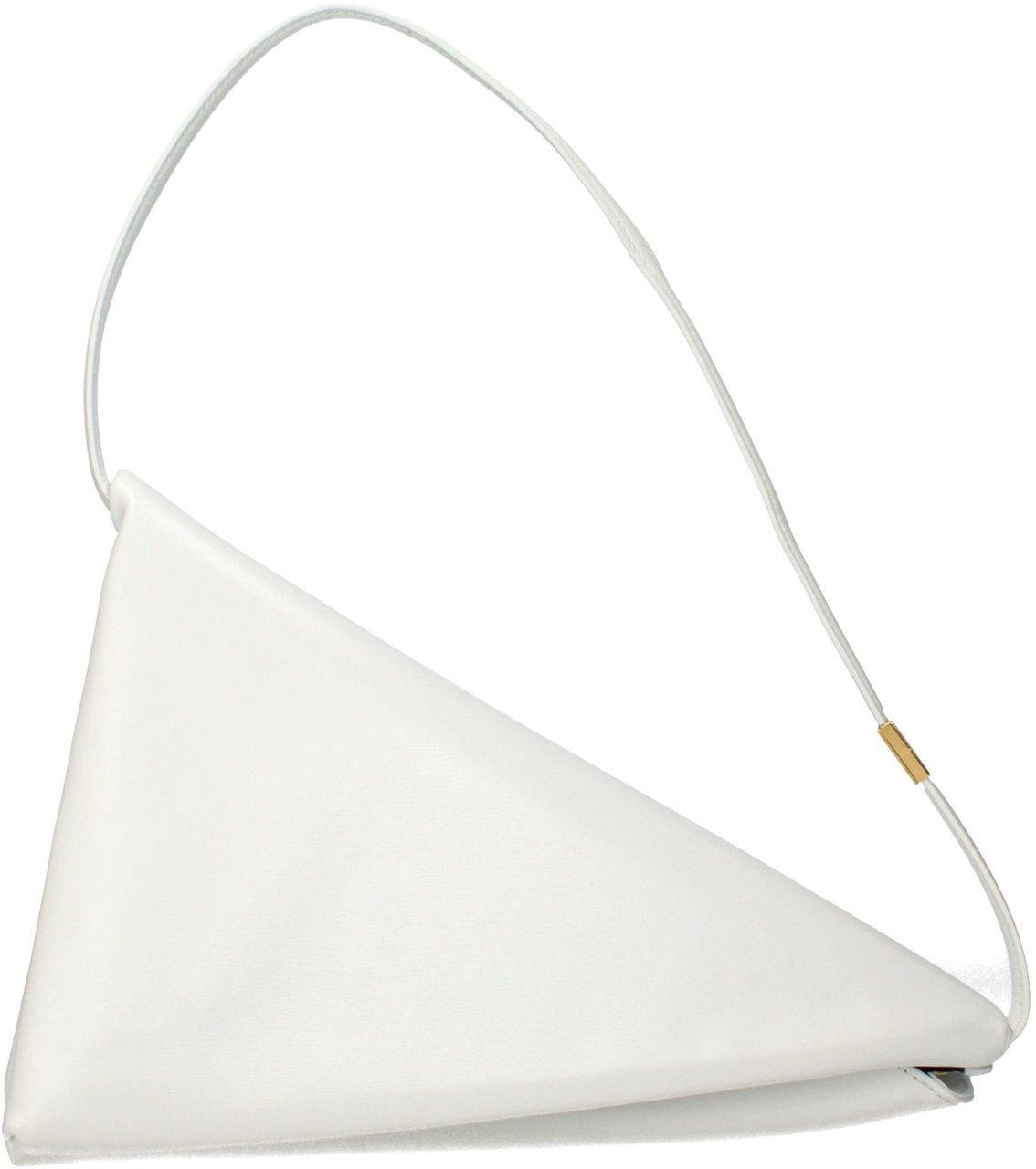 Marni White Leather Shoulder Bag Wit