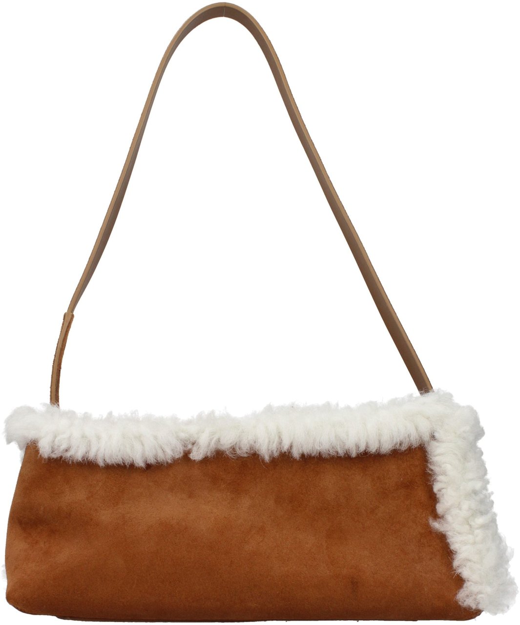 Marni Brown Leather Shoulder Bag Bruin