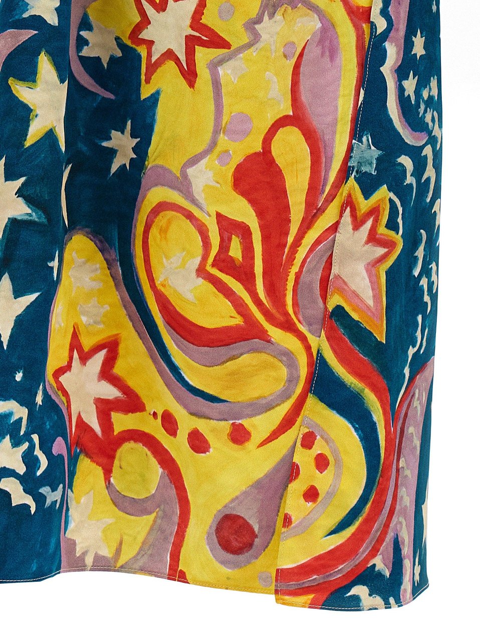 Marni Multicolor Viscose Long Dress Divers