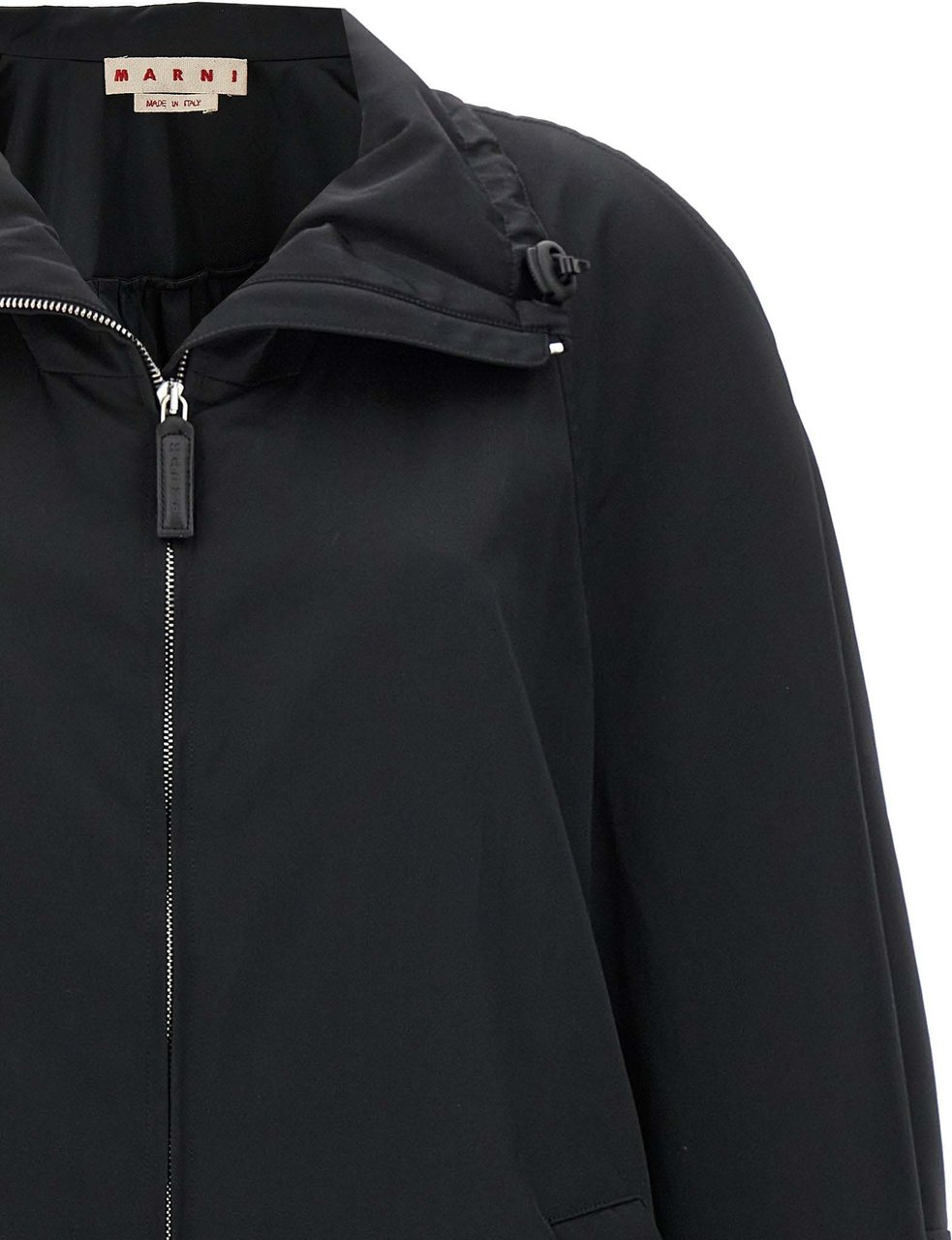 Marni Black Polyester Parka Zwart