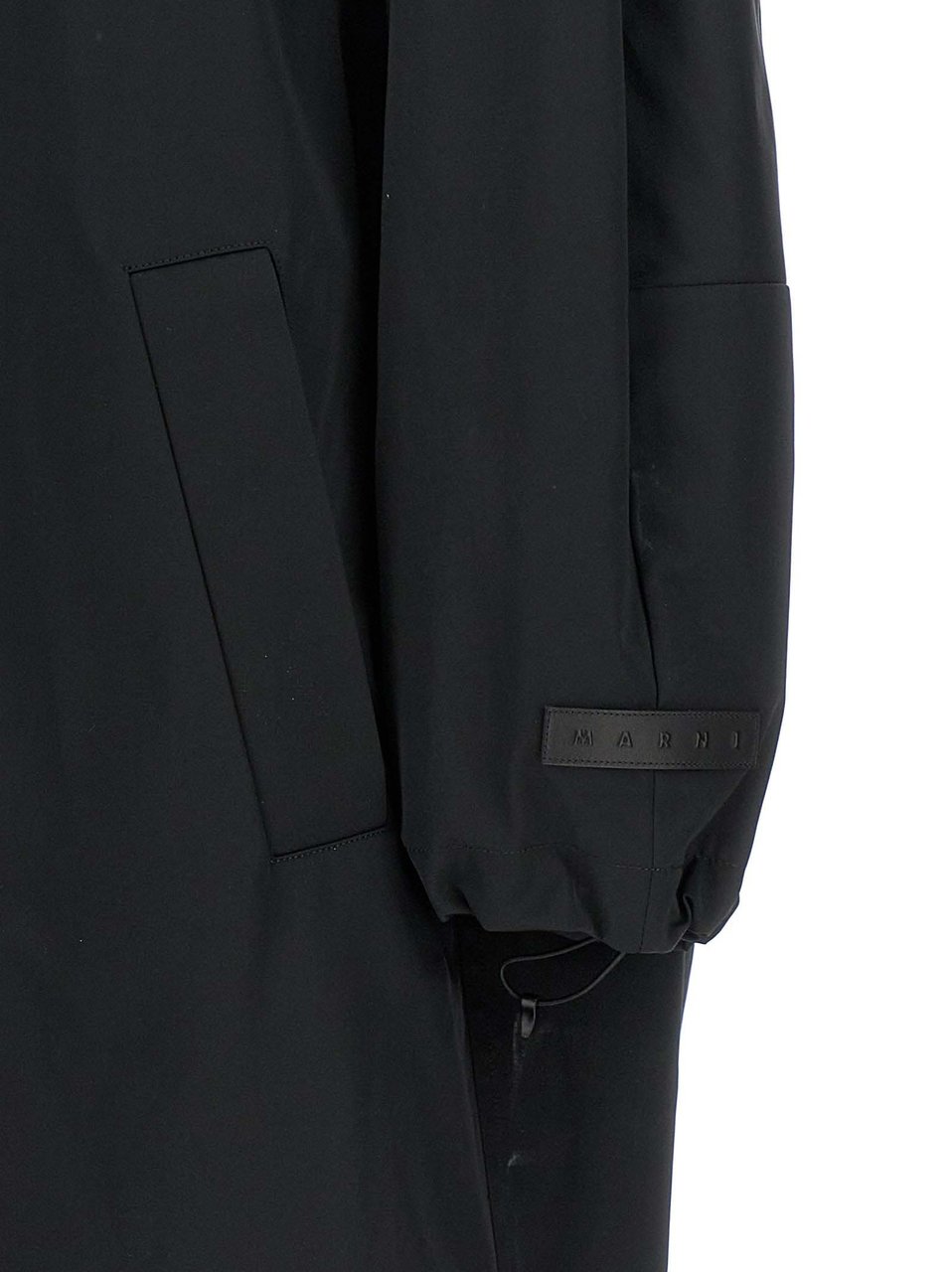 Marni Black Polyester Parka Zwart