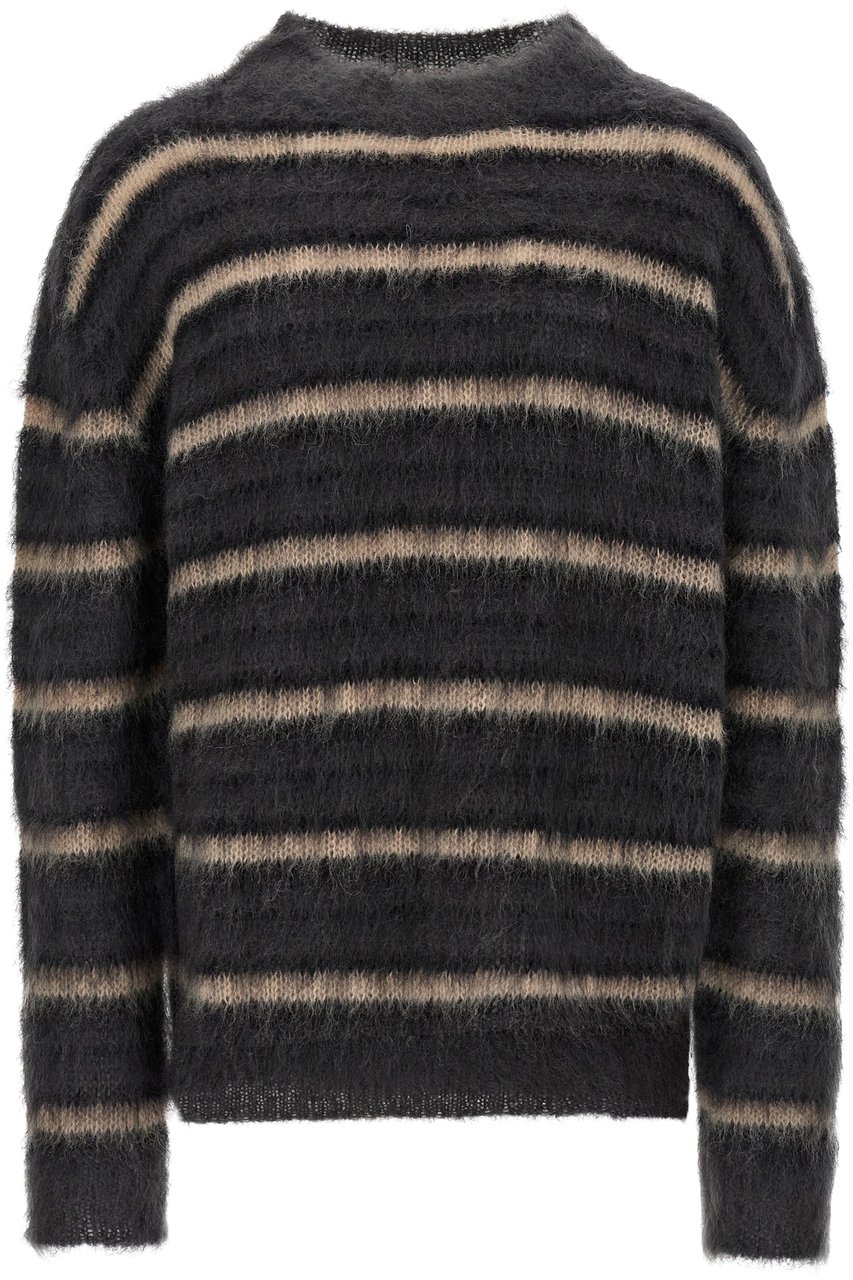 Marni Gray Fabric Cardigan Grijs