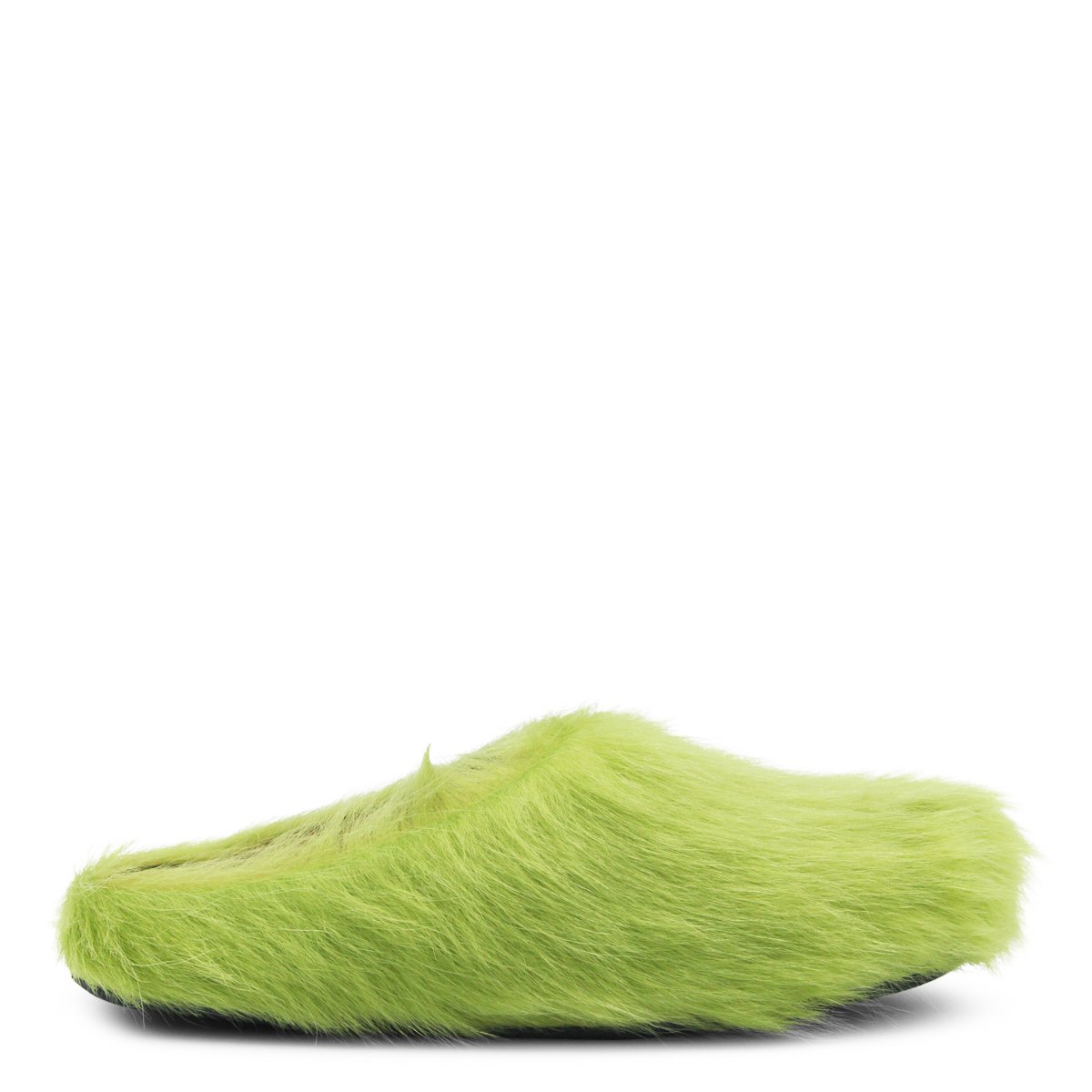 Marni Acid Green Leather Sandals Groen