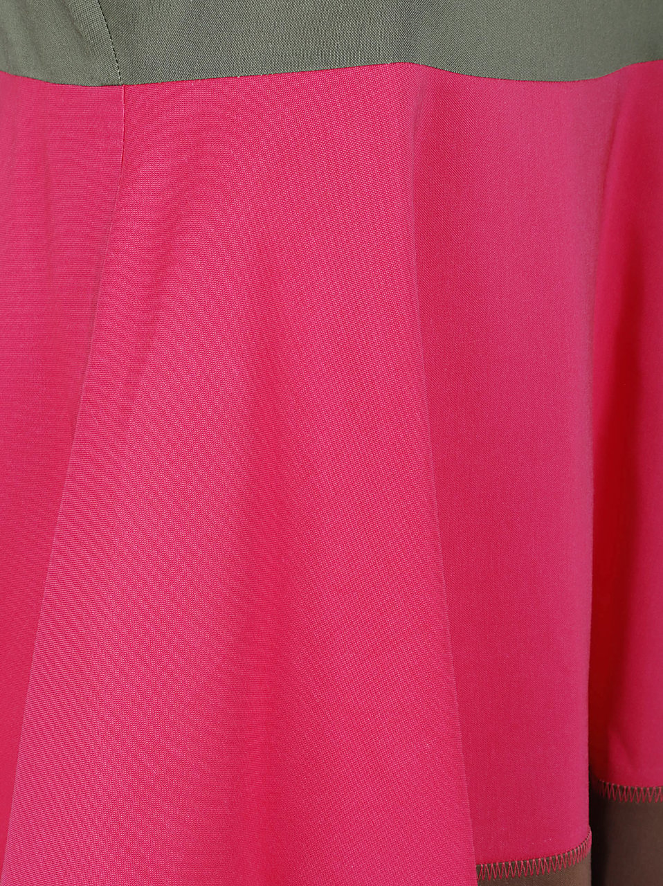 Marni Tiered Midi Dress with Empire Waistline Bruin