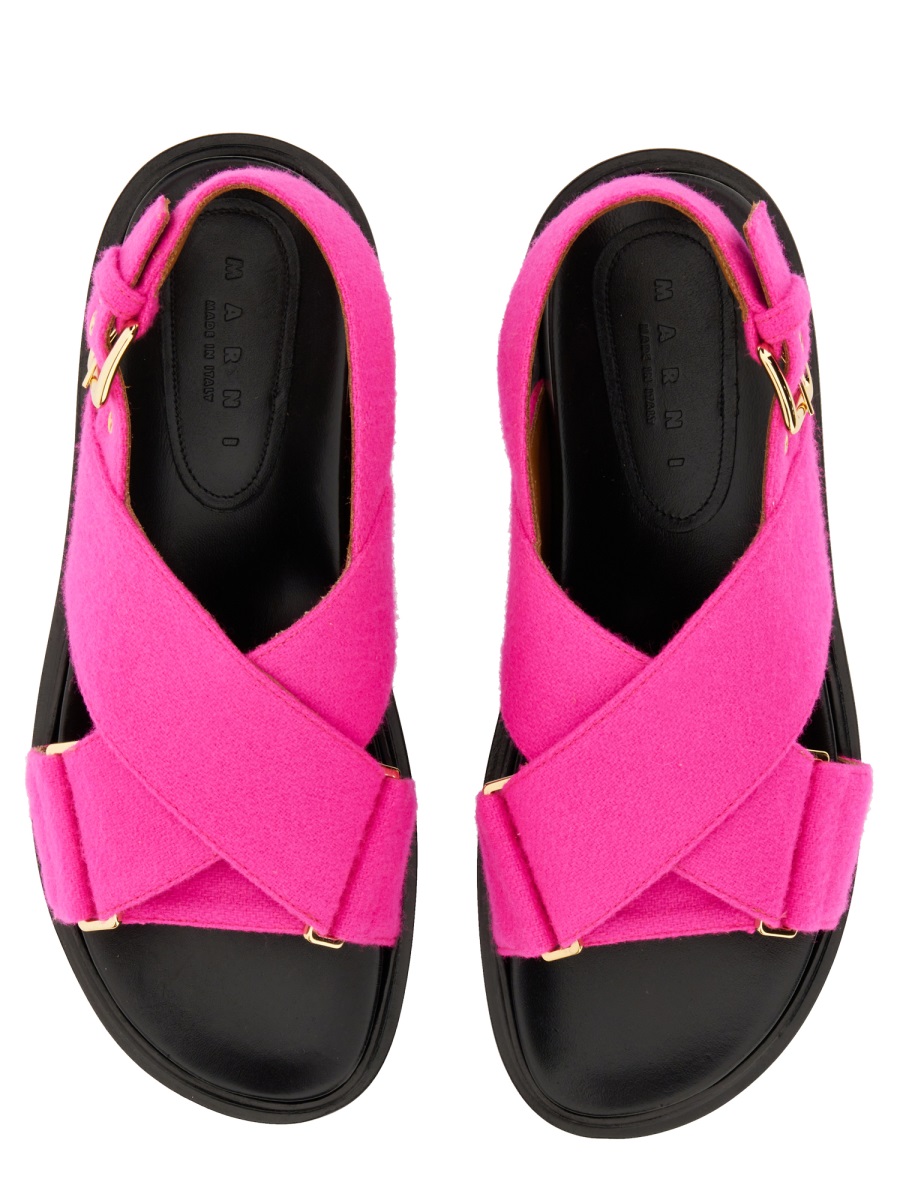 Marni CRISS CROSS SANDAL Roze