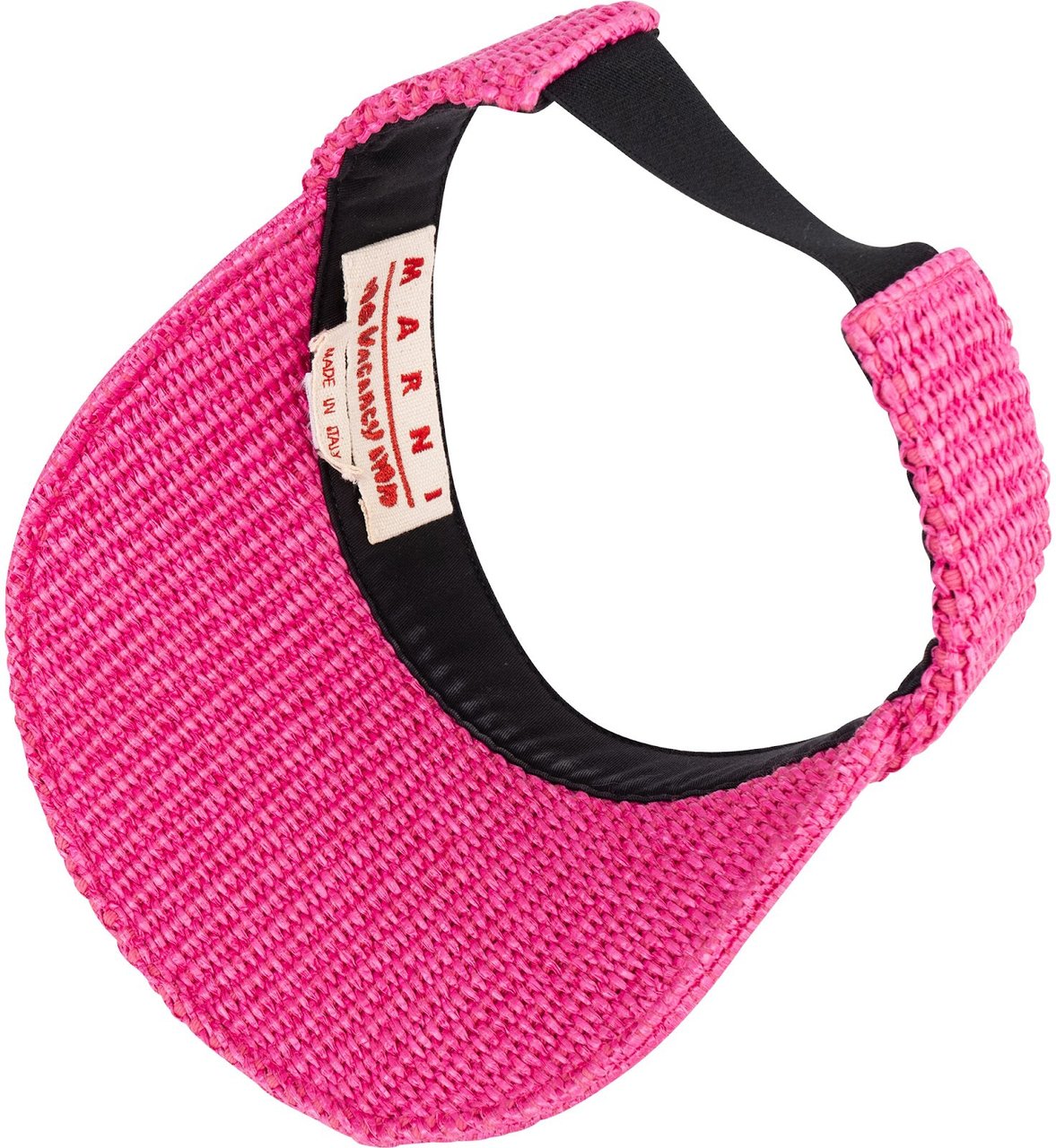 Marni Raffia No Vacancy Inn Visor Cap Rood