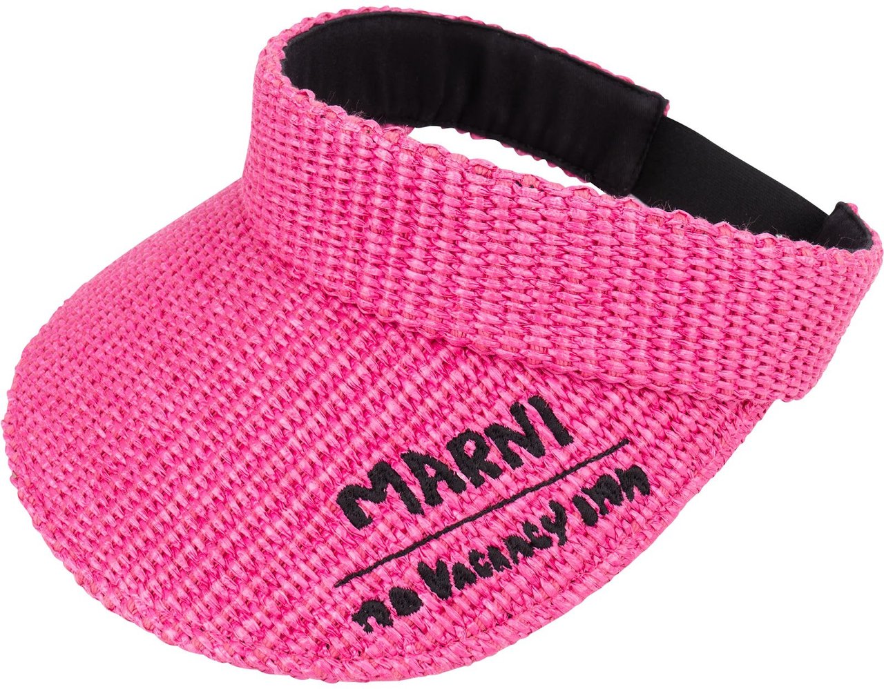 Marni Raffia No Vacancy Inn Visor Cap Rood
