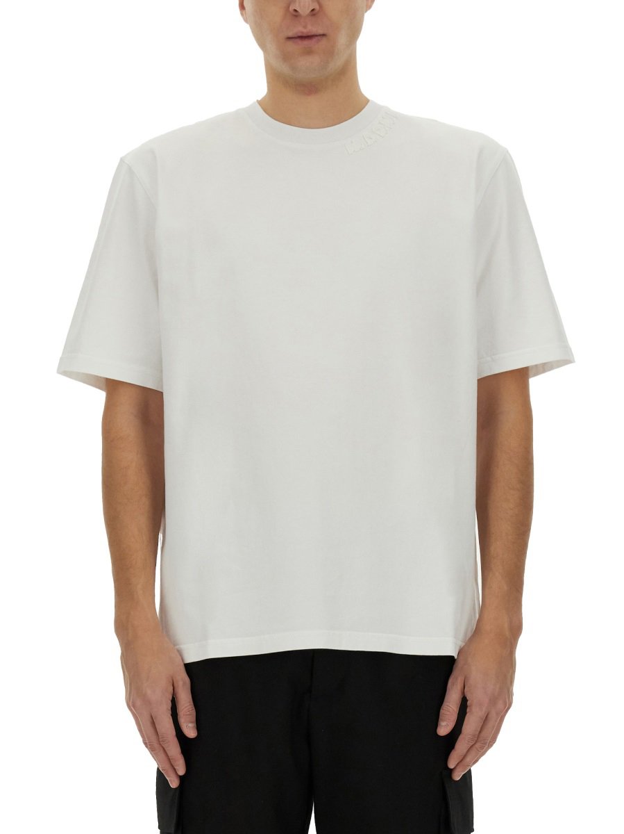 Marni OVERSIZED COTTON T-SHIRT Wit