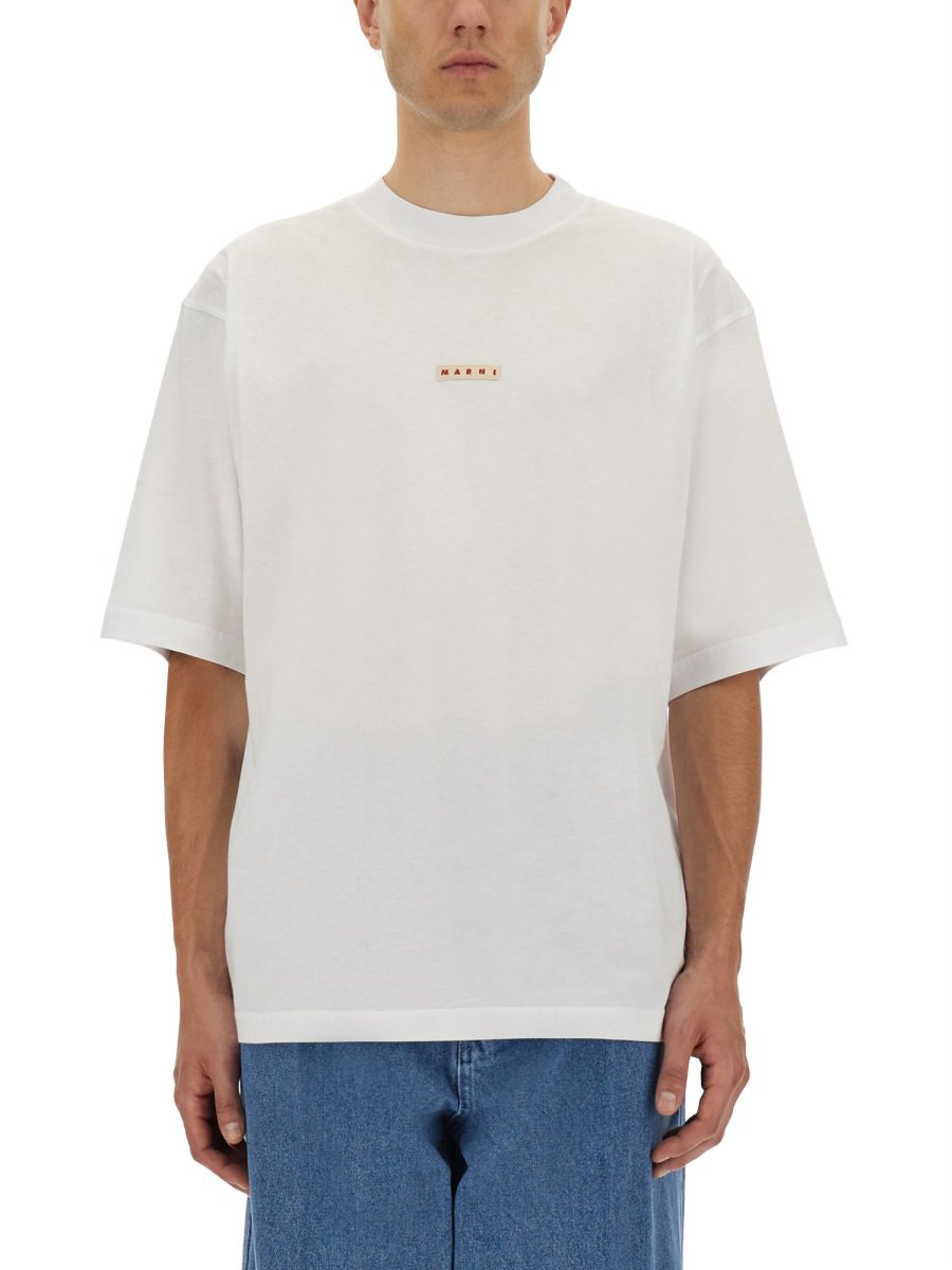 Marni MINI LOGO T-SHIRT Wit