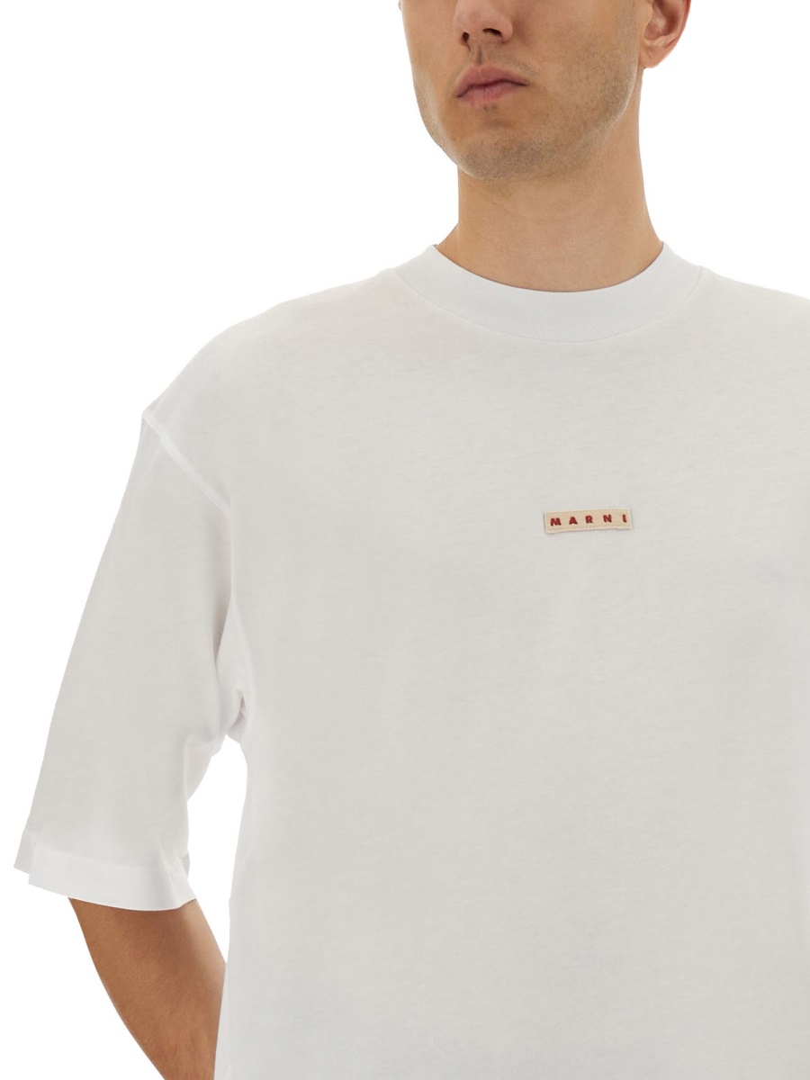Marni MINI LOGO T-SHIRT Wit